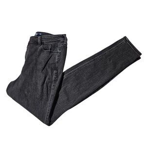 Hollister High Rise Super Skinny Jeans Womens Size 14 Light Black Denim Pants